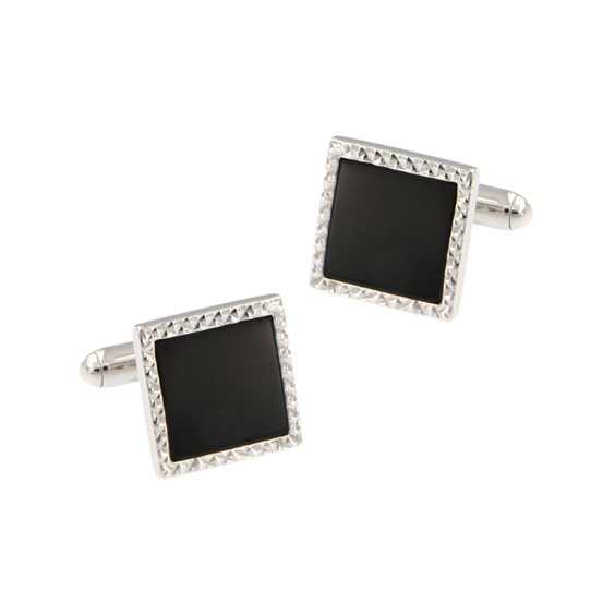 Manschettenknöpfe CikOrefice Gioielli Herr in Silber Onice 580 ON GEM - 580 ON GEM